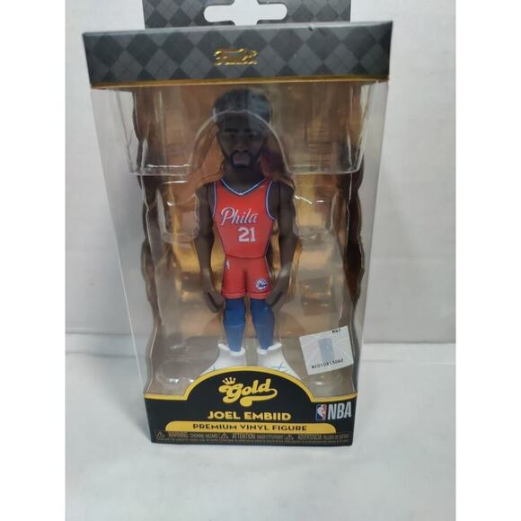FUNKO GOLD Joel Embiid Premium Vinyl Figure 5" Joel Embiid, 2022 - Picture 1 of 9
